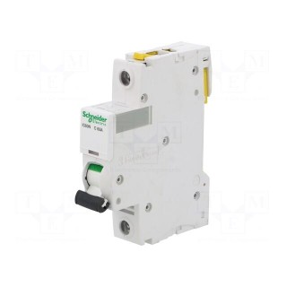 Circuit breaker | 230VAC | Inom: 63A | Poles: 1 | DIN | Charact: C | 6kA