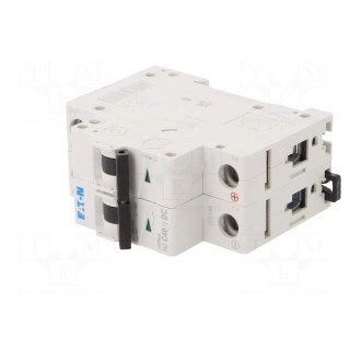 Circuit breaker | 250VDC | Inom: 40A | Poles: 2 | Charact: C | 10kA | IP20