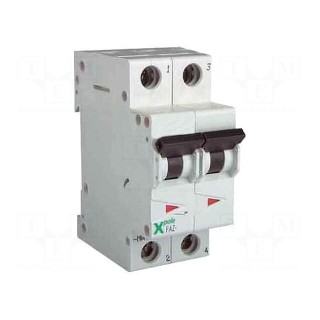 Circuit breaker | 250VDC | Inom: 4A | Poles: 2 | for DIN rail mounting