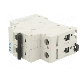 Circuit breaker | 250VDC | Inom: 50A | Poles: 2 | Charact: C | 10kA | IP20