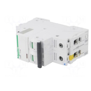 Circuit breaker | 400VAC | Inom: 10A | Poles: 1+N | Charact: C | 10kA