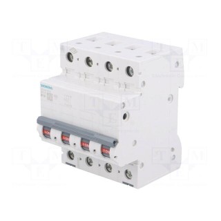 Circuit breaker | 400VAC | Inom: 10A | Poles: 3+N | DIN | Charact: B | 6kA