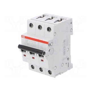 Circuit breaker | 400VAC | Inom: 13A | Poles: 3 | DIN | Charact: C | 6kA