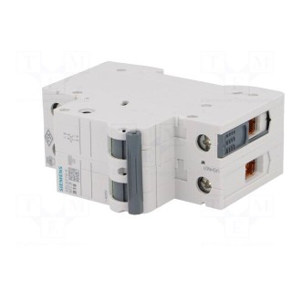 Circuit breaker | 400VAC | Inom: 16A | Poles: 2 | DIN | Charact: B | 6kA