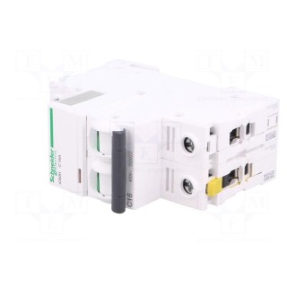 Circuit breaker | 400VAC | Inom: 16A | Poles: 2 | DIN | Charact: C | 10kA