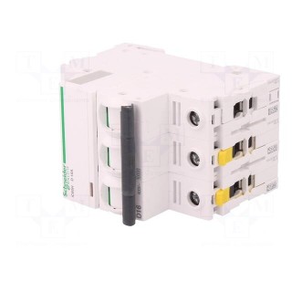 Circuit breaker | 400VAC | Inom: 16A | Poles: 3 | DIN | Charact: D | 10kA