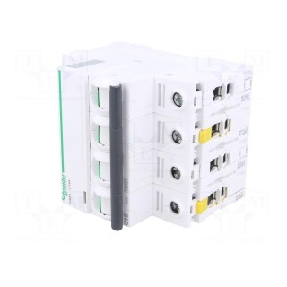 Circuit breaker | 400VAC | Inom: 16A | Poles: 4 | Charact: C | 10kA | IP20