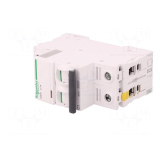 Circuit breaker | 400VAC | Inom: 1A | Poles: 2 | for DIN rail mounting