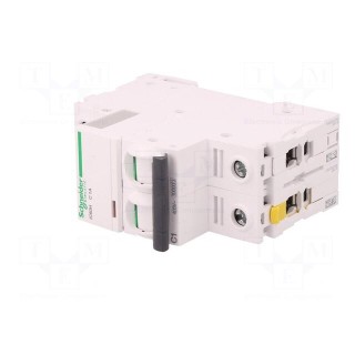 Circuit breaker | 400VAC | Inom: 1A | Poles: 2 | DIN | Charact: C | 10kA