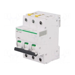 Circuit breaker | 400VAC | Inom: 25A | Poles: 3 | DIN | Charact: B | 10kA