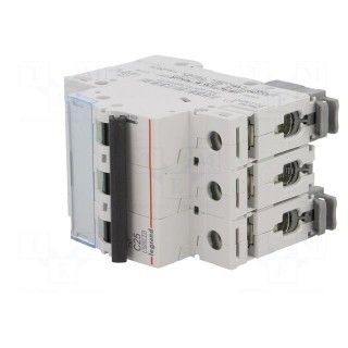 Circuit breaker | 400VAC | Inom: 25A | Poles: 3 | DIN | Charact: C | 6kA