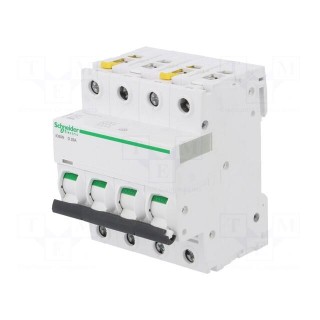 Circuit breaker | 400VAC | Inom: 25A | Poles: 4 | DIN | Charact: D | 6kA