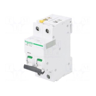 Circuit breaker | 400VAC | Inom: 2A | Poles: 2 | DIN | Charact: B | 6kA