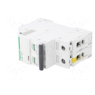 Circuit breaker | 400VAC | Inom: 2A | Poles: 2 | DIN | Charact: B | 6kA