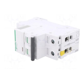 Circuit breaker | 400VAC | Inom: 2A | Poles: 2 | for DIN rail mounting