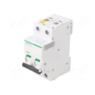 Circuit breaker | 400VAC | Inom: 3A | Poles: 2 | for DIN rail mounting