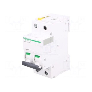 Circuit breaker | 400VAC | Inom: 3A | Poles: 2 | DIN | Charact: C | 6kA