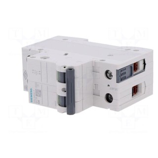 Circuit breaker | 400VAC | Inom: 4A | Poles: 2 | DIN | Charact: C | 6kA