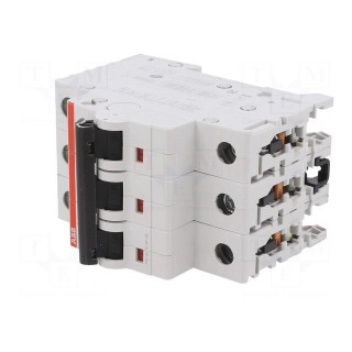 Circuit breaker | 400VAC | Inom: 4A | Poles: 3 | for DIN rail mounting