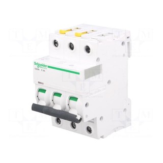 Circuit breaker | 400VAC | Inom: 4A | Poles: 3 | DIN | Charact: C | 6kA