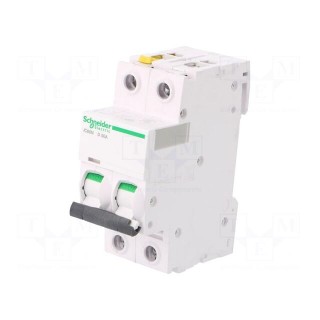 Circuit breaker | 400VAC | Inom: 50A | Poles: 2 | Charact: D | 6kA | IP20