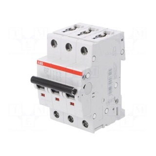 Circuit breaker | 400VAC | Inom: 50A | Poles: 3 | DIN | Charact: B | 6kA