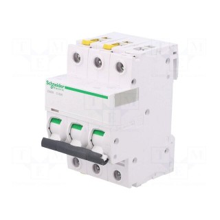 Circuit breaker | 400VAC | Inom: 50A | Poles: 3 | Charact: C | 6kA | IP20