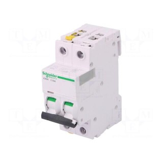 Circuit breaker | 400VAC | Inom: 63A | Poles: 2 | DIN | Charact: C | 6kA