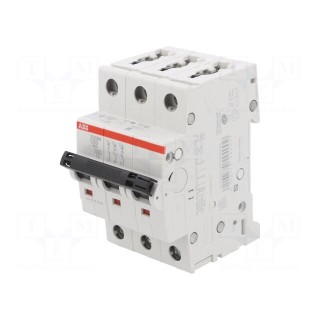 Circuit breaker | 400VAC | Inom: 63A | Poles: 3 | Charact: C | 10kA | IP20