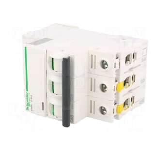 Circuit breaker | 400VAC | Inom: 63A | Poles: 3 | DIN | Charact: C | 6kA