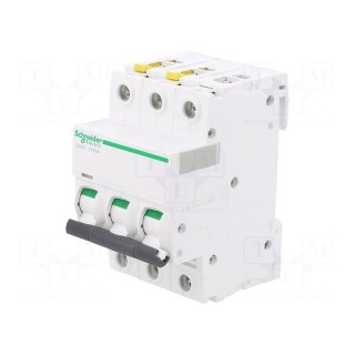 Circuit breaker | 400VAC | Inom: 63A | Poles: 3 | Charact: D | 6kA | IP20