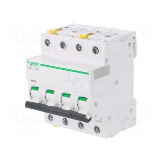 Circuit breaker | 400VAC | Inom: 63A | Poles: 4 | Charact: C | 10kA | IP20