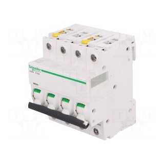 Circuit breaker | 400VAC | Inom: 63A | Poles: 4 | DIN | Charact: D | 6kA