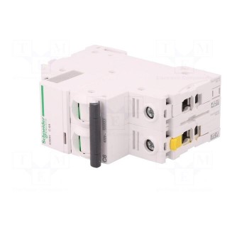 Circuit breaker | 400VAC | Inom: 6A | Poles: 2 | DIN | Charact: C | 10kA