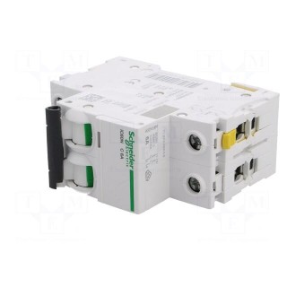 Circuit breaker | 400VAC | Inom: 6A | Poles: 2 | DIN | Charact: C | 6kA