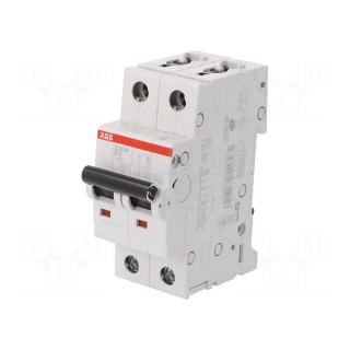 Circuit breaker | 400VAC | Inom: 6A | Poles: 2 | for DIN rail mounting