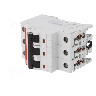 Circuit breaker | 400VAC | Inom: 6A | Poles: 3 | DIN | Charact: B | 6kA