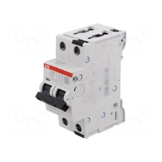 Circuit breaker | 415VAC | Inom: 32A | Poles: 2 | Charact: C | 20kA | IP20