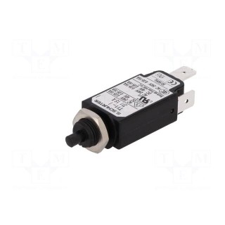 Circuit breaker | Urated: 240VAC | 48VDC | 15A | SPST | Poles: 1 | screw