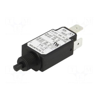 Circuit breaker | Urated: 240VAC | 48VDC | 16A | SPST | Poles: 1 | screw