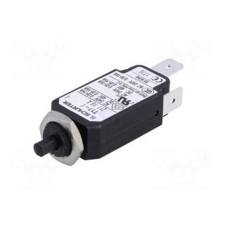 Circuit breaker | Urated: 240VAC | 48VDC | 16A | SPST | Poles: 1 | screw