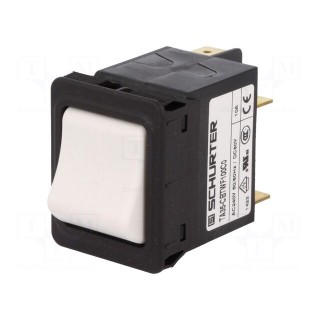 Circuit breaker | Urated: 240VAC | 60VDC | 10A | DPST | Poles: 2 | 34x26mm