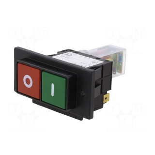 Circuit breaker | Urated: 240VAC | 60VDC | 12A | DPST | Poles: 2 | SNAP-IN