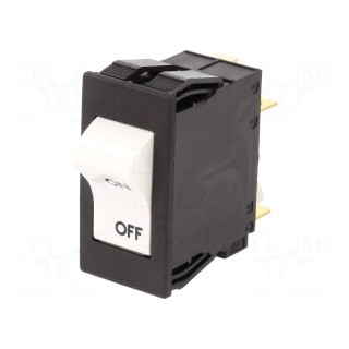 Circuit breaker | Urated: 240VAC | 60VDC | 14A | DPST | Poles: 2 | SNAP-IN