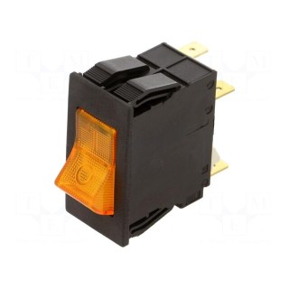 Circuit breaker | Urated: 240VAC | 60VDC | 16A | DPST | Poles: 2 | 35g