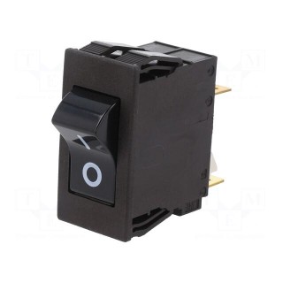 Circuit breaker | Urated: 240VAC | 60VDC | 20A | DPST | Poles: 2 | SNAP-IN