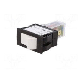 Circuit breaker | Urated: 240VAC | 60VDC | 20A | DPST | Poles: 2 | SNAP-IN