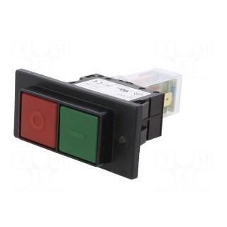 Circuit breaker | Urated: 240VAC | 60VDC | 20A | DPST | Poles: 2 | SNAP-IN