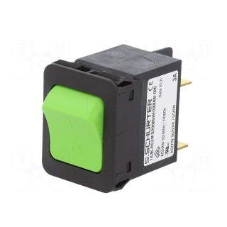 Circuit breaker | Urated: 240VAC | 60VDC | 3A | DPST | 34x26mm | MCB