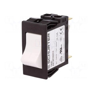 Circuit breaker | Urated: 240VAC | 60VDC | 6A | DPST | Poles: 2 | MCB